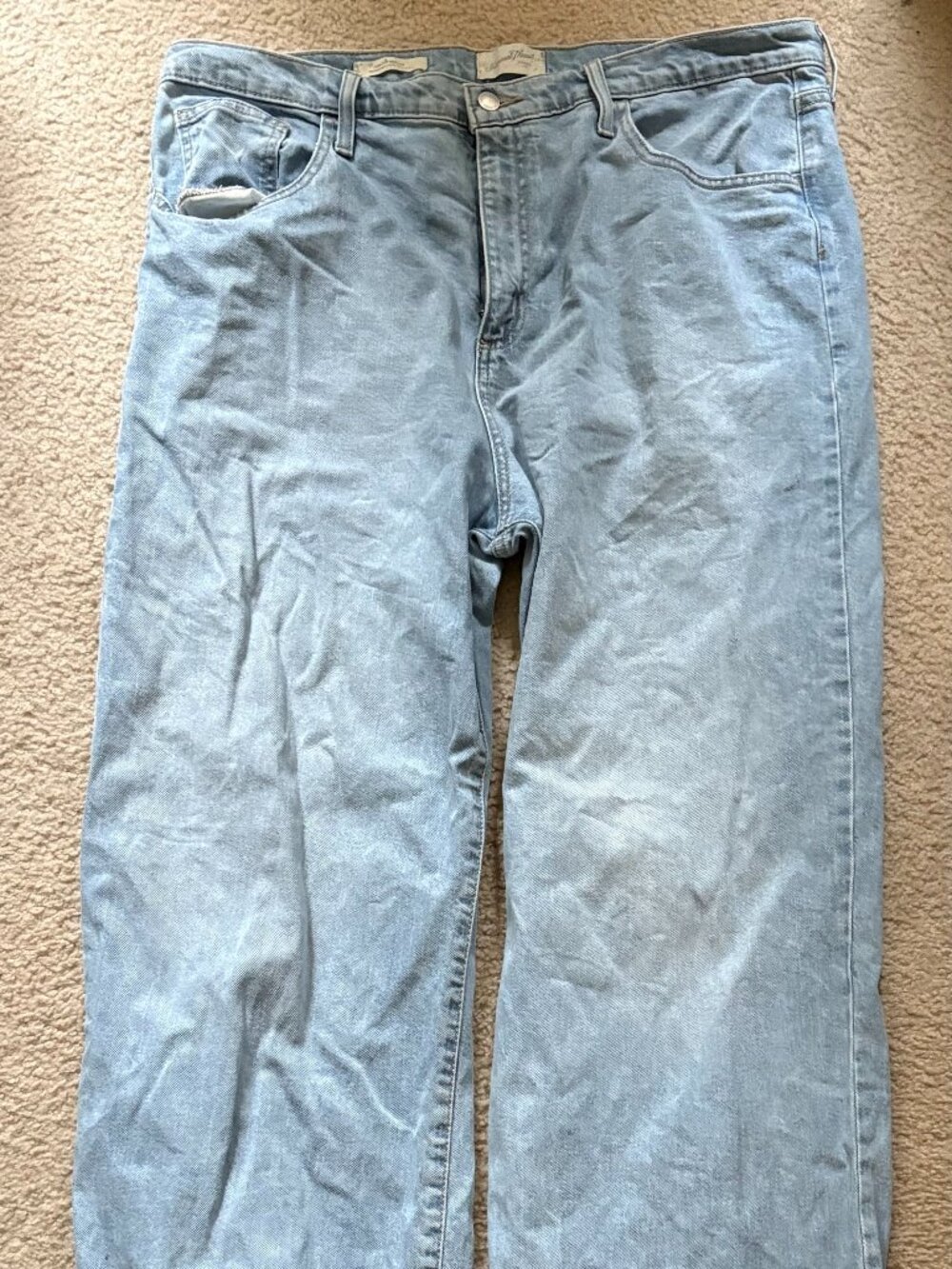 High Rise Wide Leg Jeans 16